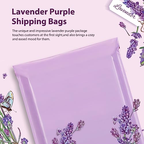 Fuxury Large Poly Mailers 19x24" 500 Pcs,Shipping Bags for Clothes - color: Light Purple, size: 19x24" 500pcs