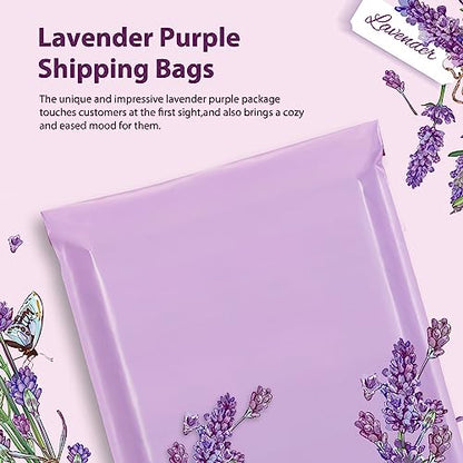 Fuxury Large Poly Mailers 19x24" 500 Pcs,Shipping Bags for Clothes - color: Light Purple, size: 19x24" 500pcs