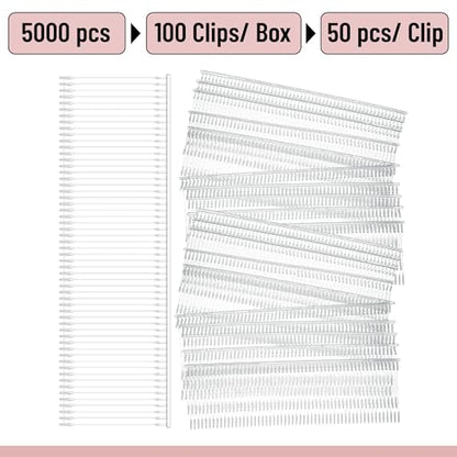 Mr. Pen- Standard Tagging Gun Fasteners, 1 Inch, 5000 pcs, White - size: 1 Inch, 5000 pcs