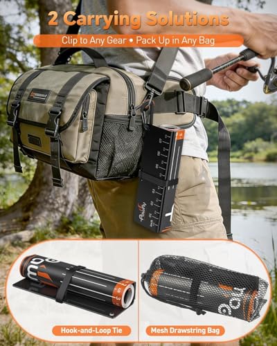 Pawfly 53in Fish Ruler, Waterproof Fish Measuring Tape