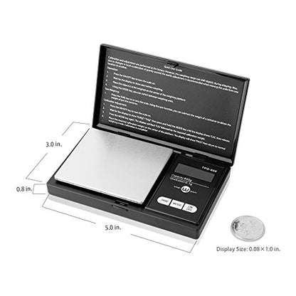 Weigh Gram Digital Pocket Gram Scale 600g x 0.1g High Precision - size: 600g / 0.1g