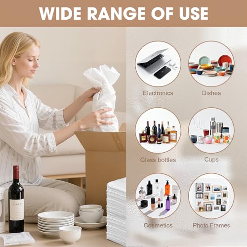100 Pack 8'' x 8'' Cushion Foam Pouches,Foam Wrap Pouches for Packing - size: 100pcs 8×8inch