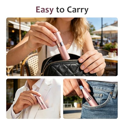 LISAPACK 8ml Travel Perfume Bottle Refillable, 3 PCS Cologne Atomizer Spray - color: 3 Colors4
