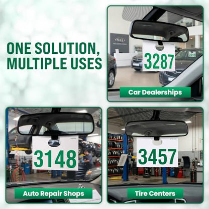 Automotive Service Tag Numbers Dispatch Numbers (3000-3999) - size: 3000-3999