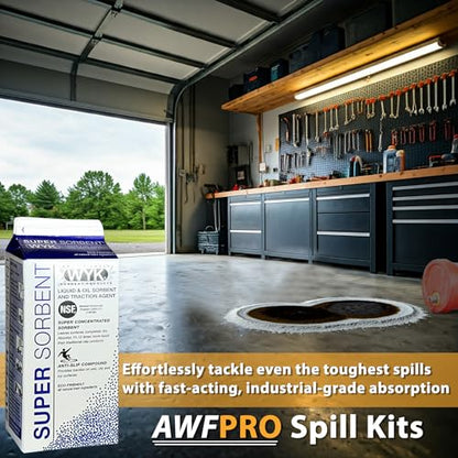 AWF PRO Portable Economy Universal Spill Kit, 25 Pieces - size: Economy Spill Kit