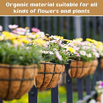 Legigo 3 Pack 18 Inch Hanging Basket Coco Liners Replacement, Round - color: 3pcs, size: 18 Inch