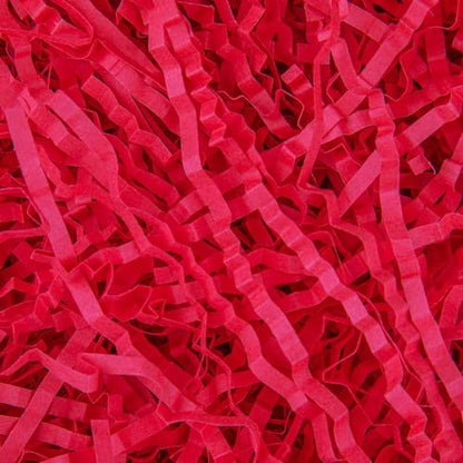 Caleihd Crinkle Cut Paper Shred Filler Gift Cushion Streamer Red - color: Red
