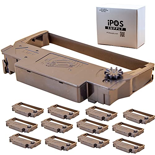 ERC-38 Black Ribbon Cartridge (Box of 12) ERC 30/34 / 38 Ink for Epson TM-U220 Printer