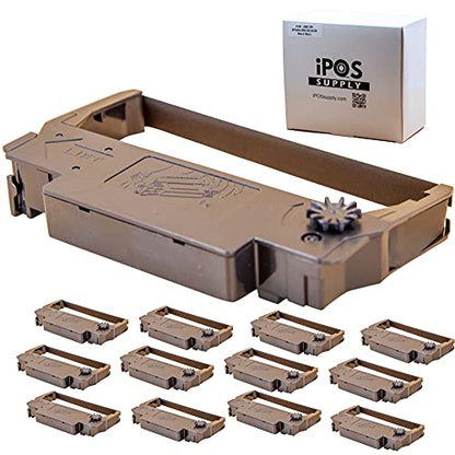ERC-38 Black Ribbon Cartridge (Box of 12) ERC 30/34 / 38 Ink for Epson TM-U220 Printer