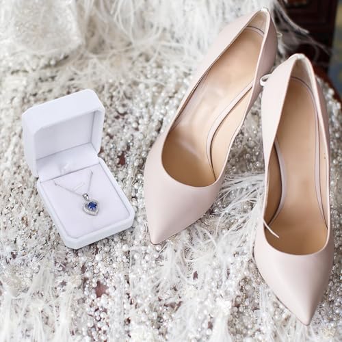 Sureio 24 Pcs Velvet Jewelry Gift Boxes Bulk White - color: White