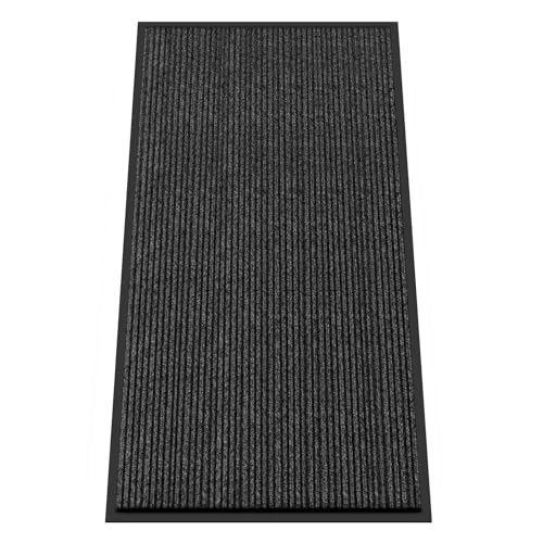 Kuyal Front Door Mat, 3'x6' Indoor Outdoor Entrance Mat - size: 36" x 72"