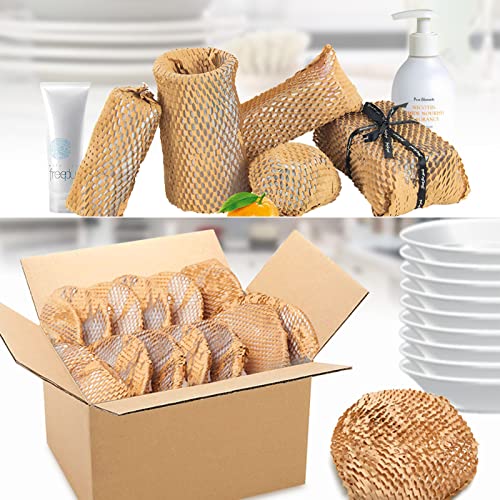 Honeycomb Packing Paper Roll Dispenser, Kraft Wrapping Paper Holder Manual Machine for Small Business, Improve Packing Efficiency, Dispenser Only