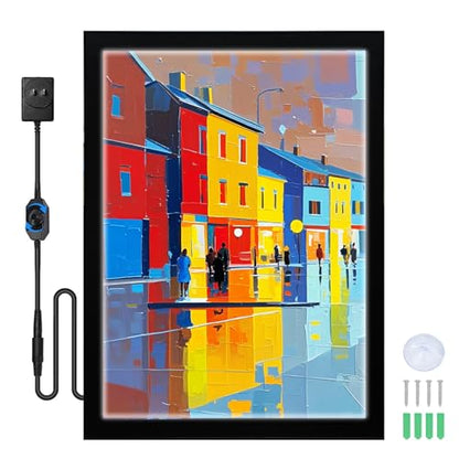 24x36 LED Poster Frame, Magnetic Backlit Light Box with Dimmer - size: 24" x 36"