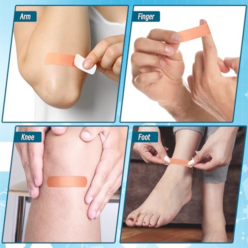 Timgle 1000 Pcs 3/4" X 3" Adhesive Waterproof Bandages Bulk - size: 3/4" x 3"