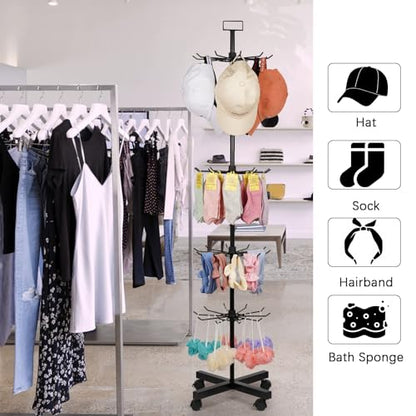 5 Tier Retail Display Stand Store Display Rack, Black, 2pcs - color: Black 2pcs