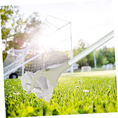 15.74In Folding Trash Clamp Grabber Tool Lightweight Durable Rubbish Picker with Non-Slip Friction Grip for Home Cleaning and High Shelf Reach