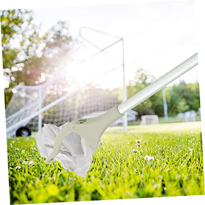 15.74In Folding Trash Clamp Grabber Tool Lightweight Durable Rubbish Picker with Non-Slip Friction Grip for Home Cleaning and High Shelf Reach