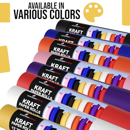 Crown Display Dark Blue Kraft Paper Roll - 17.75" X 1320" (110' Ft) - Shipping & Packing Paper - Craft Supplies - color: Dark Blue, size: 17.75" x 1320"
