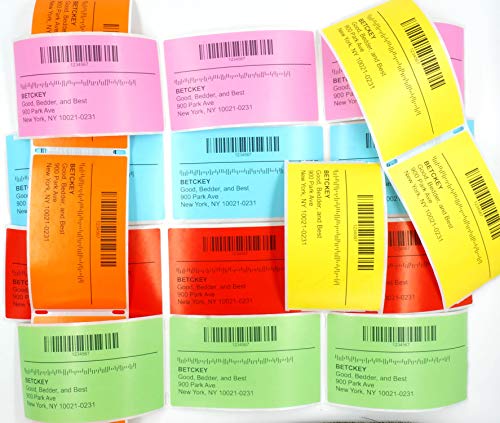 BETCKEY Replace for Brother DK-1241 4 x 6 inch Light Blue Labels[1 Roll] - color: Blue, size: 1241 [4 in x 6 in]