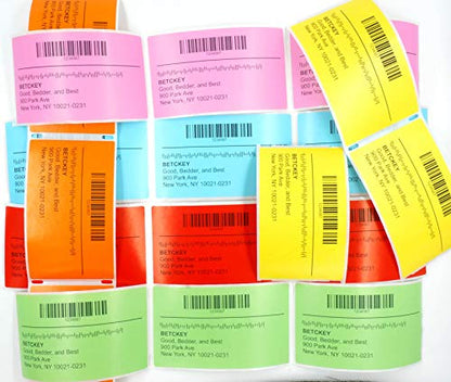 BETCKEY Replace for Brother DK-1241 4 x 6 inch Light Blue Labels[1 Roll] - color: Blue, size: 1241 [4 in x 6 in]