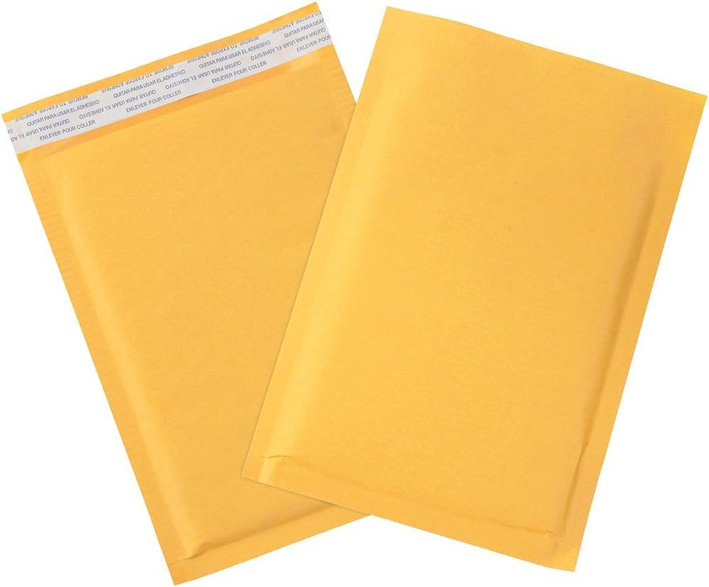 BOX USA 6 x 10" Kraft Bubble Mailers (250-Pack) - Brown Padded Envelopes, Self-Seal Shipping Bags for Business, Heavy Duty Cushioned Mailing Envelopes for Packaging and Shipping - size: 6x10" (250-Pack)