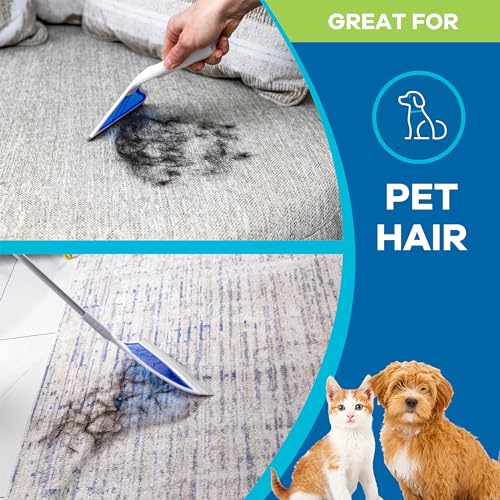 Helio AirBroom 3-Piece Sweeper, Squeegee & Dustpan for Wet/Dry Cleaning