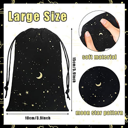 Hillban 30 Pcs 4 x 6, Black Velvet Bag with Drawstring for Jewelry - color: Black, size: 4 x 6 "