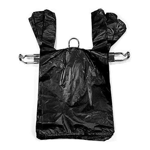 Wall Mount Plastic Grocery Bag Holder/Dispenser - T-Shirt Bag Rack - Includes Screws, 10 Pack - size: 10 Pack