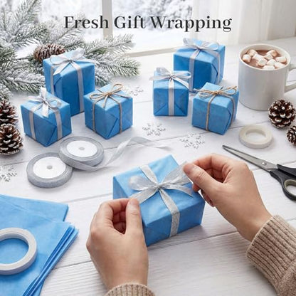 Koogel 330 Sheets Blue Tissue Paper, 14 X 10 inches - color: Blue