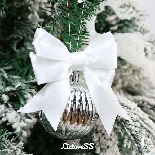 Pre-Tied White Bows with Twist Ties 3.5 Inch, 24 Pack - color: White