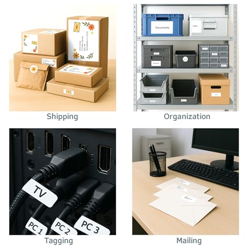 HERMA Printable Address Labels 2" x 4", 1000 Mailing Stickers, White - size: 2" x 4"