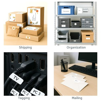 HERMA Printable Address Labels 2" x 4", 1000 Mailing Stickers, White - size: 2" x 4"