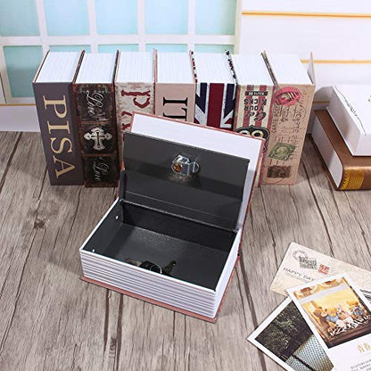 Simulation Dictionary Safe Box, Portable Book Secret Security Box, Fantastic and Deluxe Money Cash Jewelry Lock Box with 2 Keys for Home and Office Storing Extra Cash Jewelry (Butterfly) - color: Butterfly