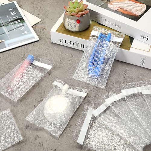 Perkoop Bubble Bags Double Bubble Pouches, 3.15 x 4 Inch, 120 Pcs - size: 3.15 x 4 Inch