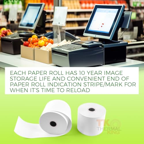2 1/4" x 230' Credit Card Thermal Receipt Paper 50 Rolls - size: 2-1/4" x 230', style: 50 Rolls