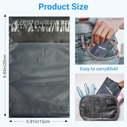 Sanitary Napkin Disposal Bags, 200Pcs Feminine Hygiene Tampon Bags 10" x 6"