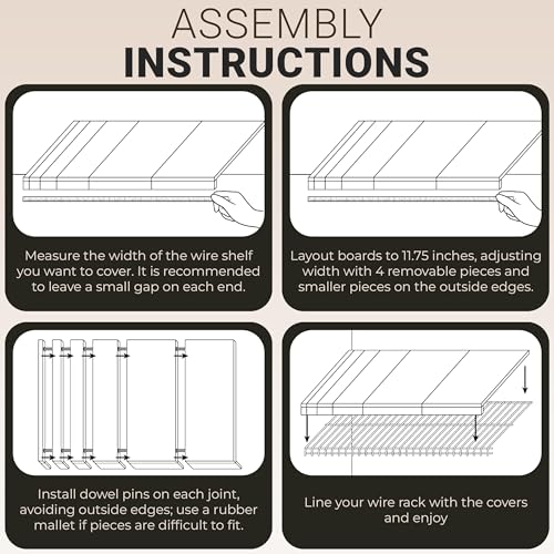 Wooden Shelf Covers for 16-Inch Deep Wire Racks, 1, Black, 36"W x 16"D - color: Black