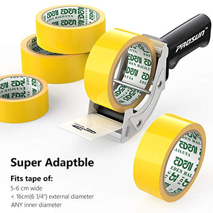 Fast Reload 2 Inch Tape Gun Dispenser Packing Packaging Sealing Cutter TG01 (TG01-WHT)
