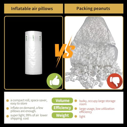 Air Pillows for Shipping Inflatable Air Bags for Packing, 4.72" X 7.87" Air Pockets for Packaging Moving Supplies Box Filler Purse Shaper Alternative to Packing Peanuts, 150 Count - size: 4.72" * 7.87"(150 Count)