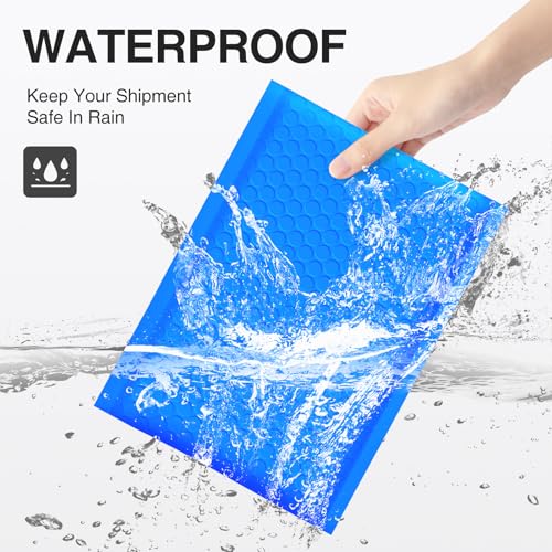 UCGOU Bubble Mailers 5x8.6" Usable Size 5x7" Padded Envelopes Blue 100 Pack - color: Blue, size: 5x8.6" 100PC