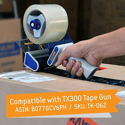 Tape King Clear Packing Tape | 60 Yards Per Roll (6 Rolls) | 3 Inch Wide Heavy Duty Packing Tape 2.7mil Strong Adhesive for Moving Boxes, Shipping Cartons, Office Use, Storage (360 Yards) - size: 3" Wide, 2.7 Mil Thick, 60 yd.