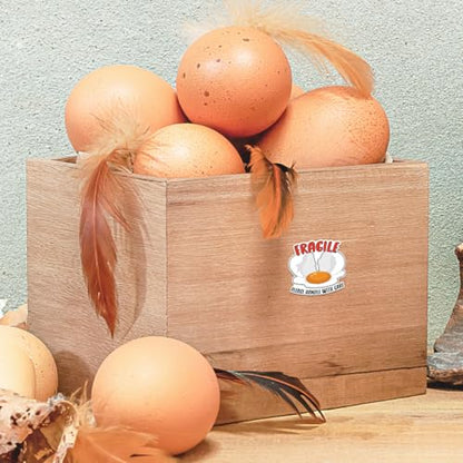 Egg Fragile Please Handle with Care Stickers, Funny Fragile Business Order Paster, Small Business Mailbox Warning Stickers, Warning Paster for Shipping Packing 400 PCS - style: Fragile Please Handle with Care