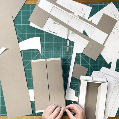 Chipboard Cardboard 8.5 x 11 inch, 20 Sheets of 22 Point Kraft Board, Flat Cardboard Inserts for Shipping, Mailing, Packing, DIY Crafts - color: Grey