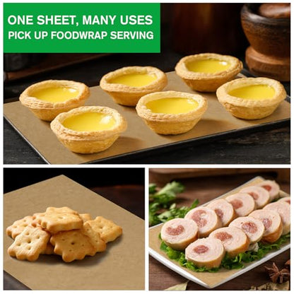 EcoDispose Precut POP UP Deli Paper Sheet, 200 Pack, 8" x 10.5", Kraft - color: Kraft, size: 8“x10.5”