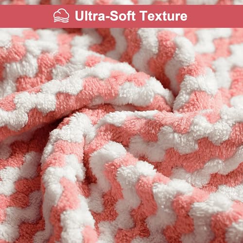 JOYMOOP Microfiber Cleaning Cloth, 18 Piece Set, Small, Pink - color: B