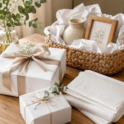 100 Packing Paper Sheets for Moving Supplies, 17x27 Newsprint Wrapping Paper for Mugs & Ornaments - Box Filler Supplies - size: 17x27