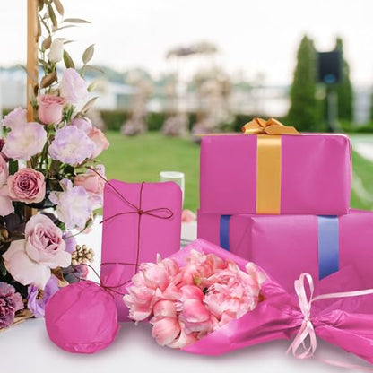 120 Sheets 14 x 20 Inch Hot Pink Tissue Paper for Gift Bag Wrapping - color: Hot Pink