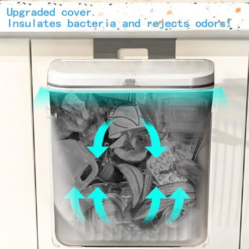 2.4 Gallon Kitchen Compost Bin for Counter Top or Under Sink - size: 2.4 Gallon