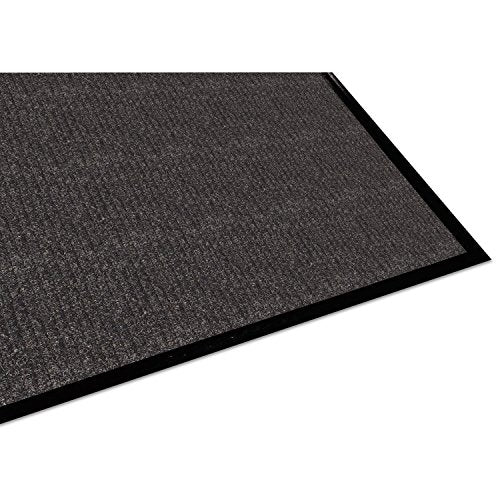 Guardian Golden Series Dual-Rib Indoor Wiper Floor Mat, Vinyl/Polypropylene, 3'x5', Charcoal