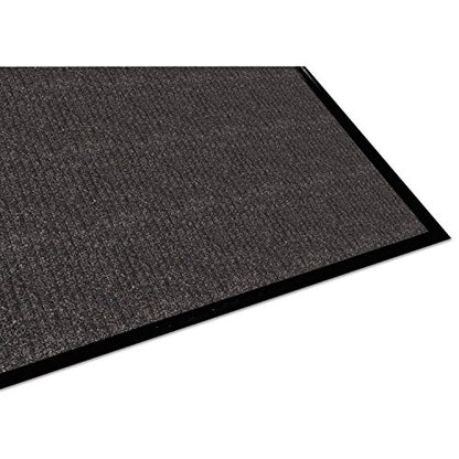Guardian Golden Series Dual-Rib Indoor Wiper Floor Mat, Vinyl/Polypropylene, 3'x5', Charcoal
